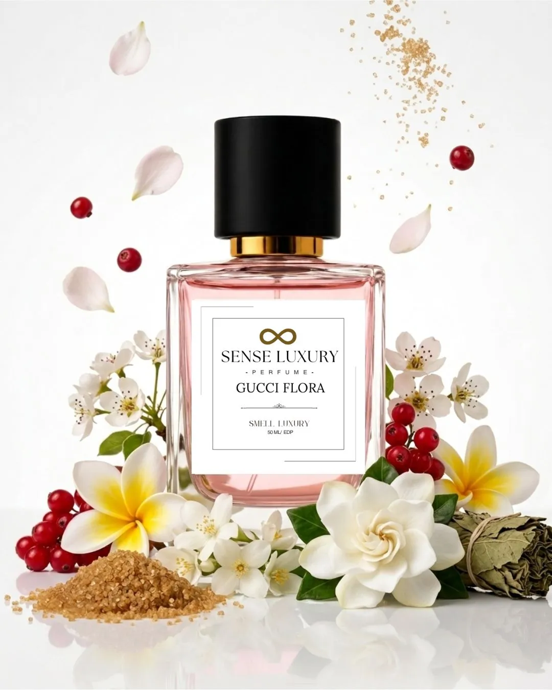 Sense Perfume luxury inspipink EDP bottle