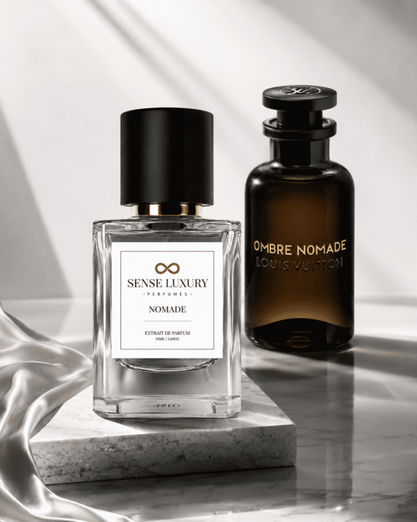 Nomade monsoon perfume for men, oud rose fragrance bottle by Sense Perfume