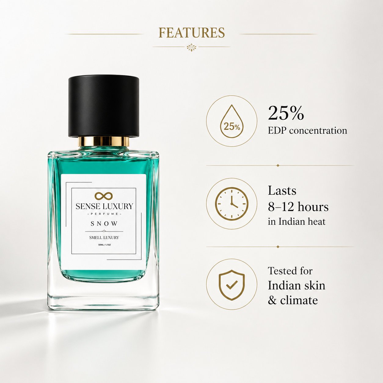 Snow — Inspired by Bleu de Chanel Long-Lasting Blue Perfume for Men Sense Perfume