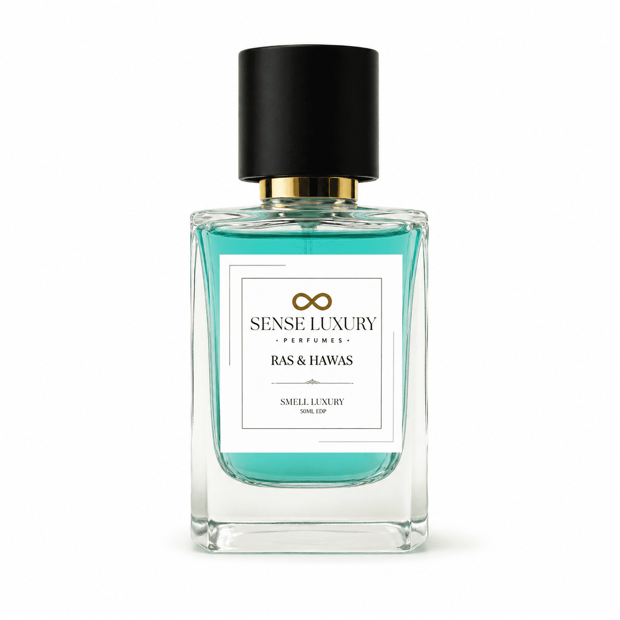 Ras and Hawas EDP, inspired by Rasasi Hawas Ice, fresh citrus unisex perfume bottle