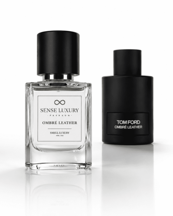 Ombre Leather monsoon perfume for men, smoky leather bottle by Sense Perfume