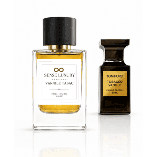 Vanilla Tabac long lasting perfume for men, tobacco and vanilla bottle by Sense Perfume