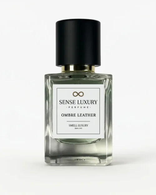 Ombre Leather inspired eau de parfum by Sense photographed for the India clone price comparison